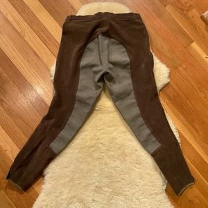 Gutos brown corduroy full seat riding pants